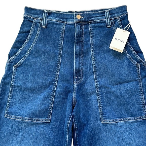 #10 NWT MOTHER Denim The Quartet Breaker Flood in Howdy - Picture 7 of 12